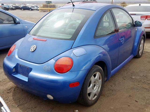 3VWCP21C11M465475 - 2001 VOLKSWAGEN NEW BEETLE Blau Foto 4