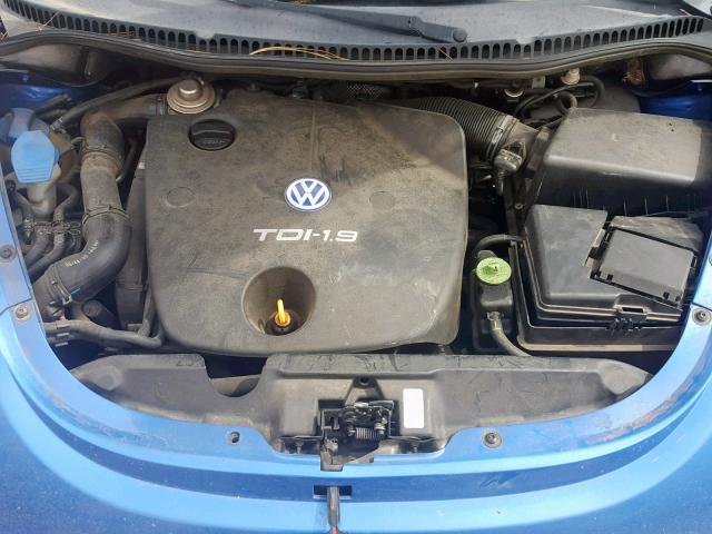 3VWCP21C11M465475 - 2001 VOLKSWAGEN NEW BEETLE Blau Foto 7