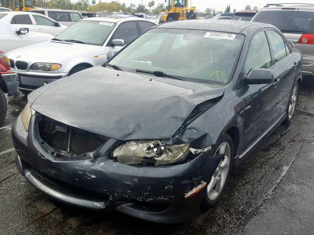 1YVHP80D345N20373 - 2004 MAZDA 6 S CHARCOAL photo 2