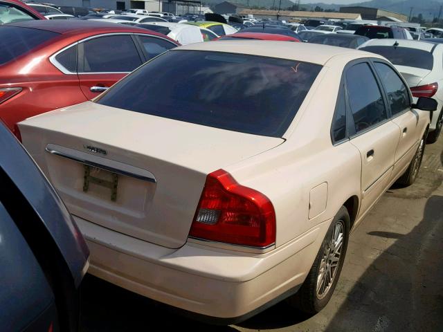 YV1TS592651390297 - 2005 VOLVO S80 2.5T BEIGE photo 4