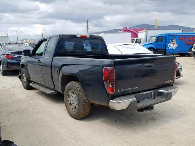 1GTCS19E078110764 - 2007 GMC CANYON CHARCOAL photo 3