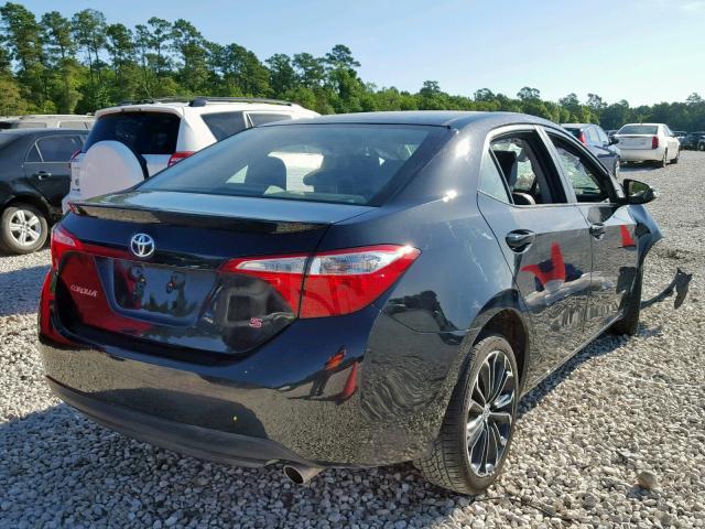 5YFBURHEXGP551120 - 2016 TOYOTA COROLLA L CHARCOAL photo 4