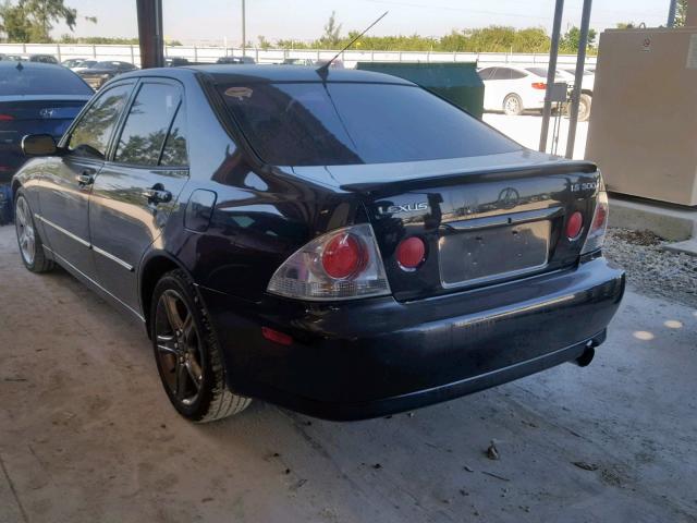 JTHBD192140082722 - 2004 LEXUS IS 300 BLACK photo 3