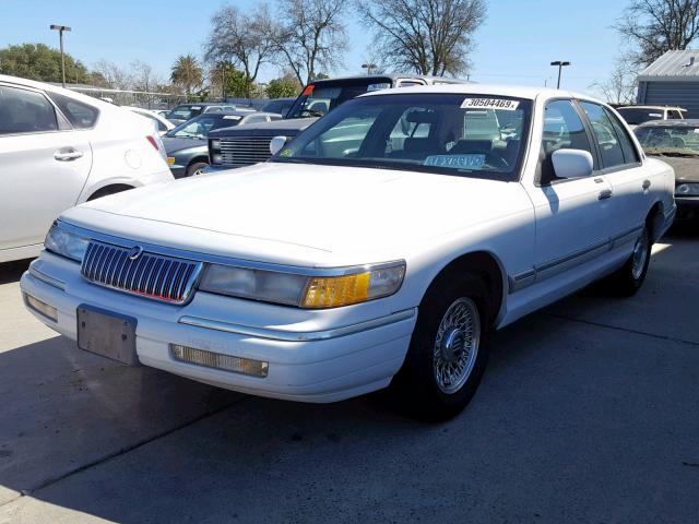 2MELM75W0PX628903 - 1993 MERCURY GRAND MARQ WHITE photo 2