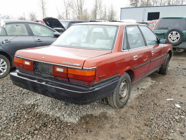 4T1SV21E6LU179928 - 1990 TOYOTA CAMRY DLX მუქწითელი ფოტო 4