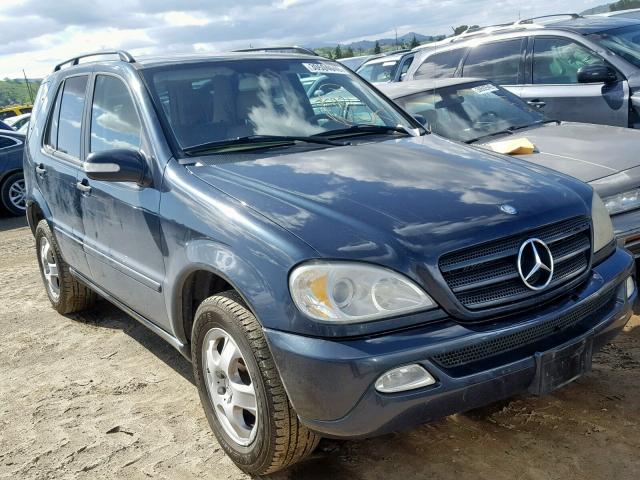 4JGAB54E92A339060 - 2002 MERCEDES-BENZ ML 320 BLUE photo 1