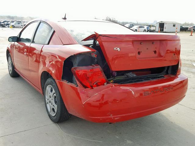 1G8AN15F96Z140863 - 2006 SATURN ION LEVEL RED photo 3
