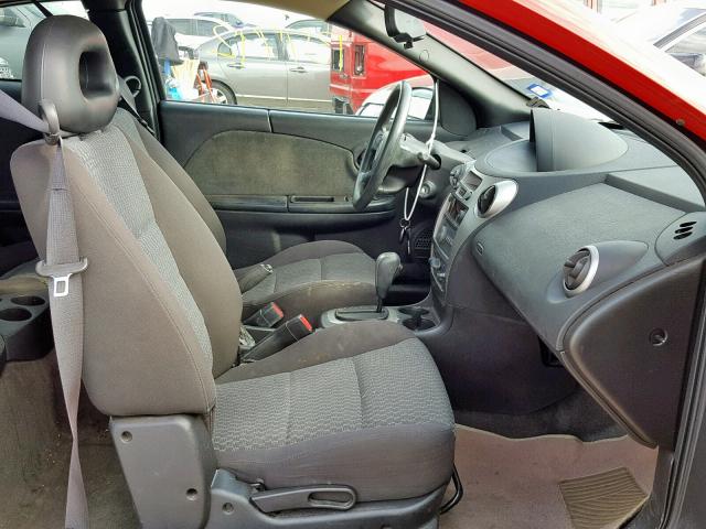 1G8AN15F96Z140863 - 2006 SATURN ION LEVEL RED photo 5
