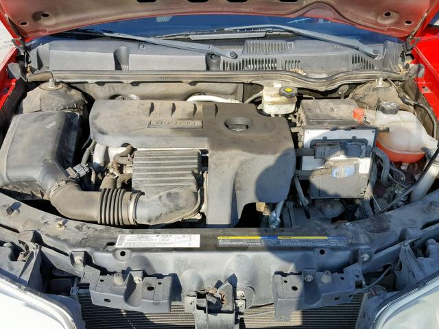 1G8AN15F96Z140863 - 2006 SATURN ION LEVEL RED photo 7