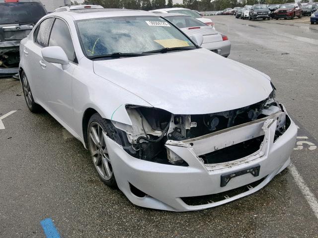 JTHBK262182082164 - 2008 LEXUS IS 250 WHITE photo 1