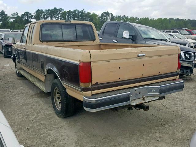 1FTEX14N0KKB18439 - 1989 FORD F150 TWO TONE photo 3