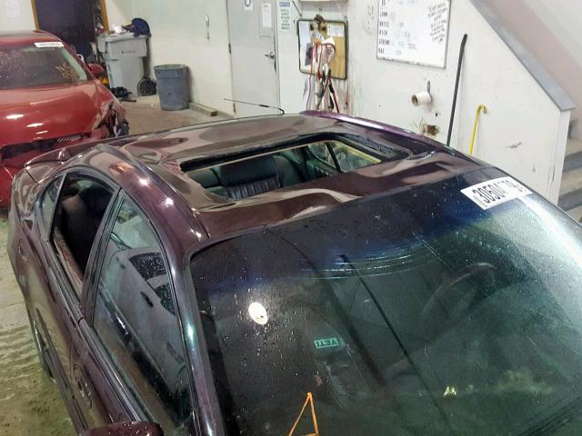 1G2WR52182F240016 - 2002 PONTIAC GRAND PRIX PURPLE photo 9