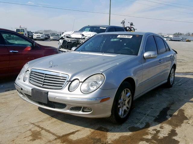 WDBUF56J96A735932 - 2006 MERCEDES-BENZ E 350 SILVER photo 2