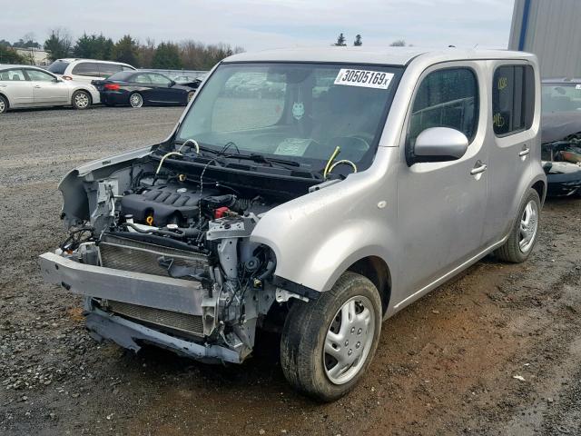 JN8AZ2KR6AT153245 - 2010 NISSAN CUBE BASE SILVER photo 2