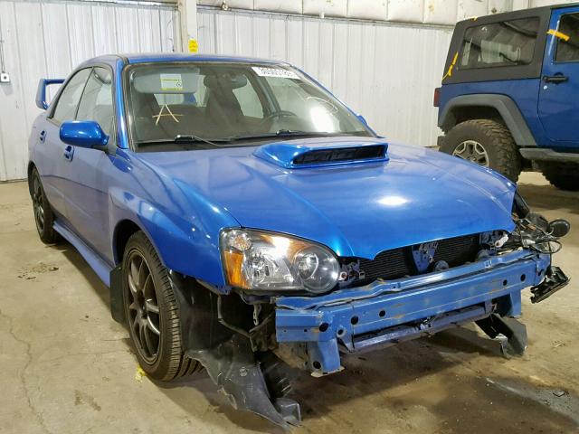 JF1GD70664L506426 - 2004 SUBARU IMPREZA WR BLUE photo 1