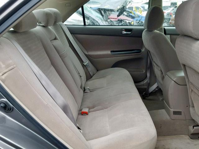 4T1BE30K85U518320 - 2005 TOYOTA CAMRY LE ნაცრისფერი ფოტო 6