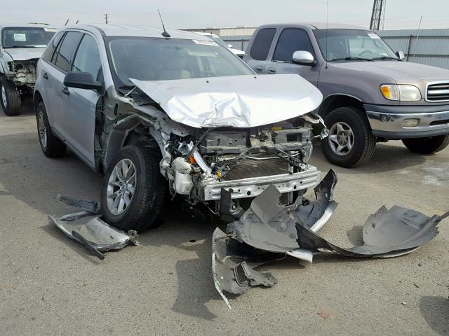 2FMDK3GC3EBB56676 - 2014 FORD EDGE SE SILVER photo 1