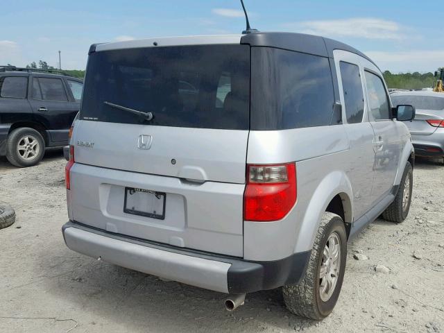 5J6YH28726L012497 - 2006 HONDA ELEMENT EX SILVER photo 4