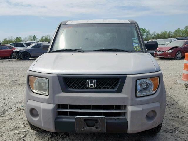 5J6YH28726L012497 - 2006 HONDA ELEMENT EX SILVER photo 9