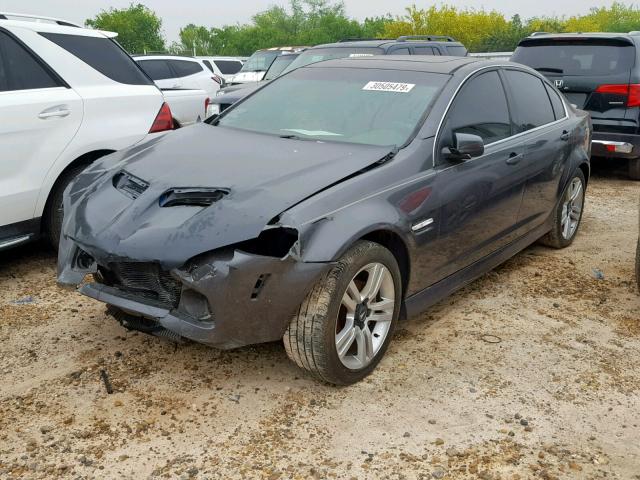 6G2ER57719L172519 - 2009 PONTIAC G8 CHARCOAL photo 2