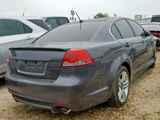 6G2ER57719L172519 - 2009 PONTIAC G8 CHARCOAL photo 4