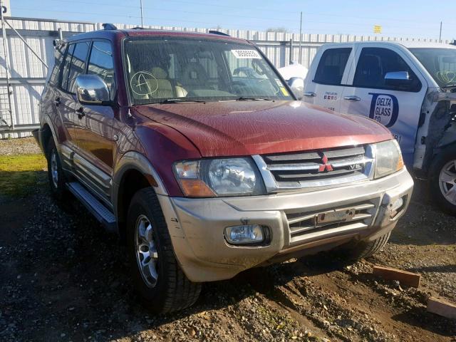 JA4MW51R41J018260 - 2001 MITSUBISHI MONTERO LI RED photo 1