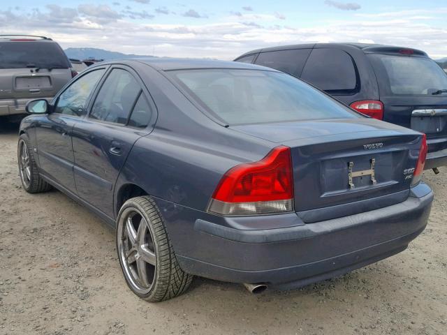 YV1RH59H332284507 - 2003 VOLVO S60 2.5T GRAY photo 3