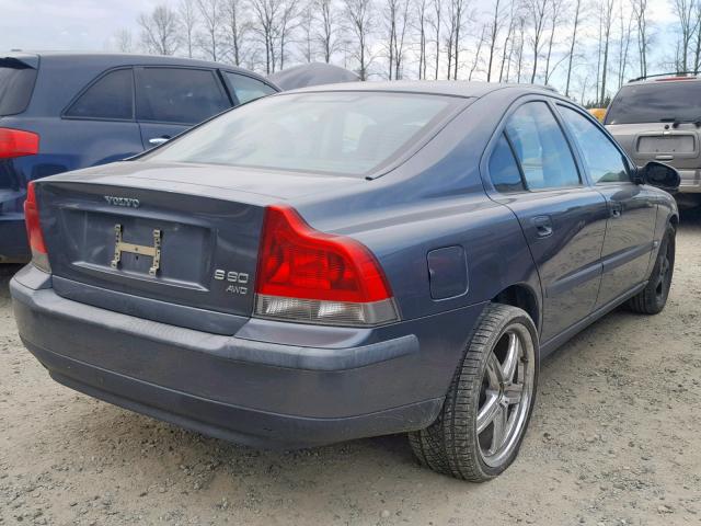 YV1RH59H332284507 - 2003 VOLVO S60 2.5T GRAY photo 4