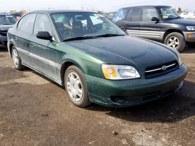 4S3BE635026203622 - 2002 SUBARU LEGACY L GREEN photo 1