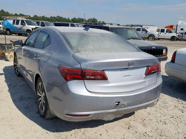 19UUB1F59FA009496 - 2015 ACURA TLX TECH GRAY photo 3