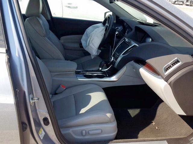 19UUB1F59FA009496 - 2015 ACURA TLX TECH GRAY photo 5