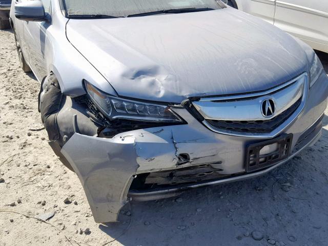 19UUB1F59FA009496 - 2015 ACURA TLX TECH GRAY photo 9