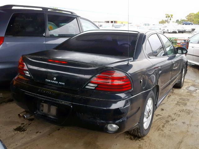 1G2NF52E24C127903 - 2004 PONTIAC GRAND AM S BLACK photo 4