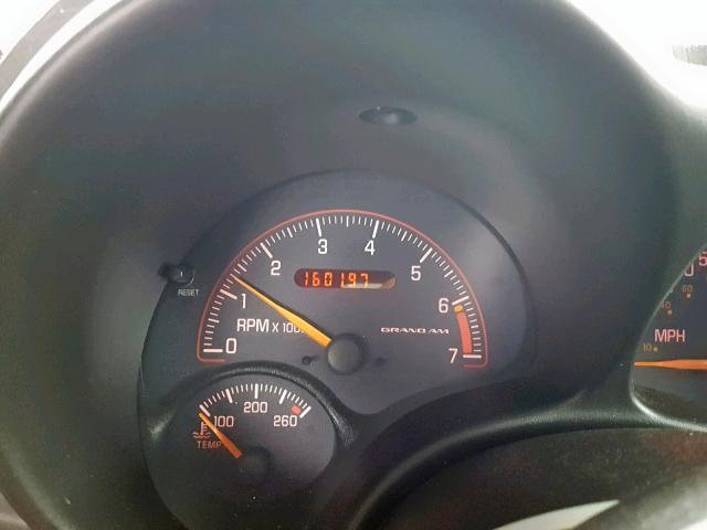 1G2NF52E24C127903 - 2004 PONTIAC GRAND AM S BLACK photo 8