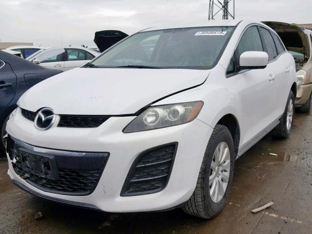 JM3ER2WM1A0341742 - 2010 MAZDA CX-7 WHITE photo 2