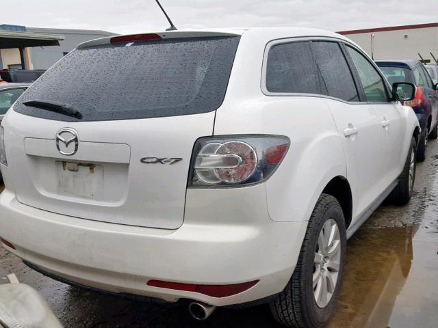 JM3ER2WM1A0341742 - 2010 MAZDA CX-7 WHITE photo 4