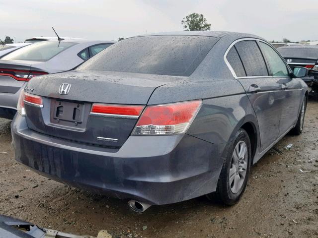 1HGCP2F62BA153557 - 2011 HONDA ACCORD GRAY photo 4