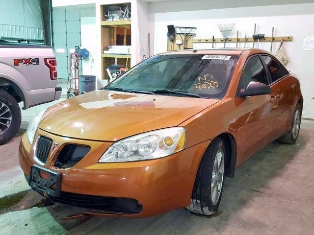 1G2ZH558564139025 - 2006 PONTIAC G6 GT ORANGE photo 2