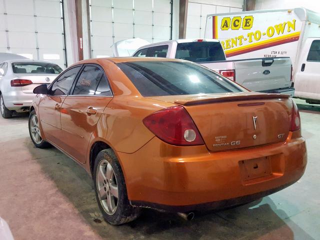 1G2ZH558564139025 - 2006 PONTIAC G6 GT ORANGE photo 3