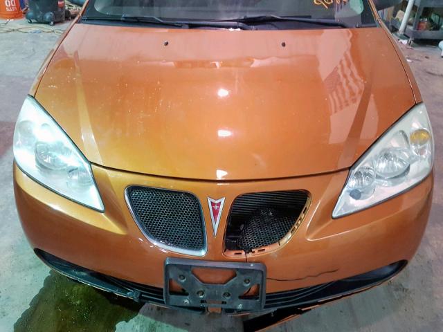 1G2ZH558564139025 - 2006 PONTIAC G6 GT ORANGE photo 9