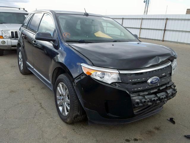 2FMDK3J91DBA43899 - 2013 FORD EDGE SEL BLACK photo 1