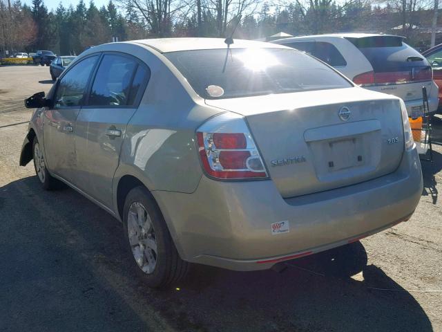 3N1AB61E17L604362 - 2007 NISSAN SENTRA 2.0 GREEN photo 3