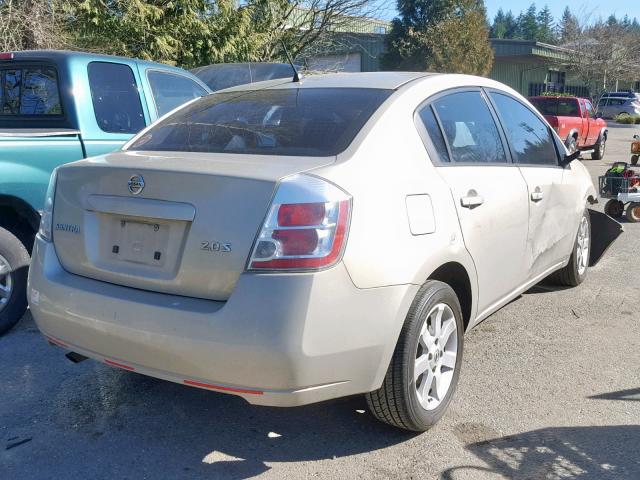 3N1AB61E17L604362 - 2007 NISSAN SENTRA 2.0 GREEN photo 4