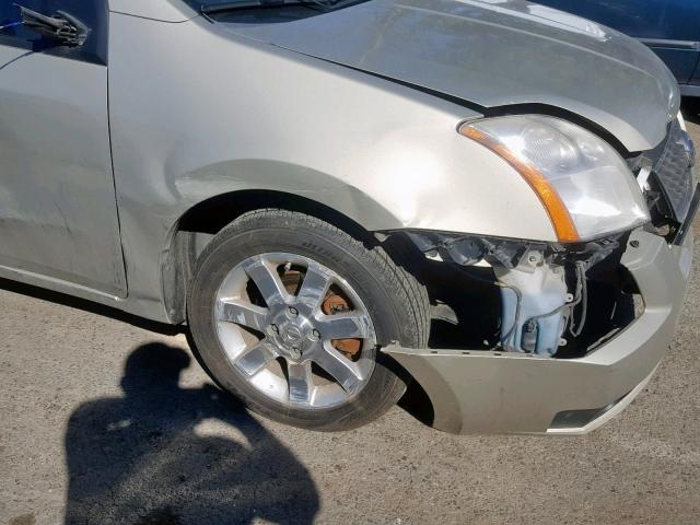 3N1AB61E17L604362 - 2007 NISSAN SENTRA 2.0 GREEN photo 9