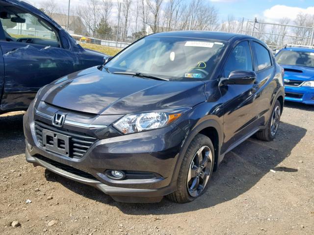 3CZRU6H58JG724752 - 2018 HONDA HR-V EX CHARCOAL photo 2