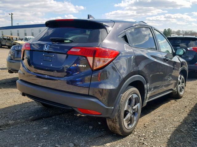 3CZRU6H58JG724752 - 2018 HONDA HR-V EX CHARCOAL photo 4