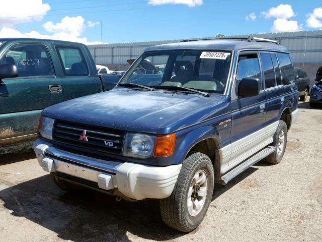 JA4MR41H6RJ001657 - 1994 MITSUBISHI MONTERO LS BLUE photo 2