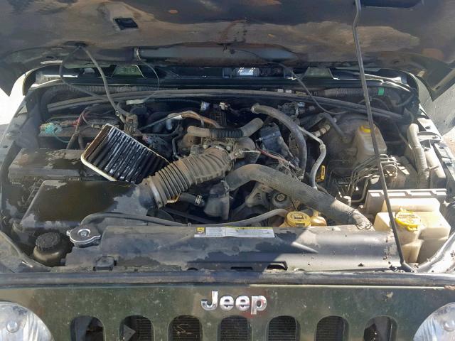 1J4FA54157L117647 - 2007 JEEP WRANGLER S GREEN photo 7