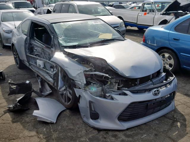 JTKJF5C75E3072805 - 2014 TOYOTA SCION TC SILVER photo 1