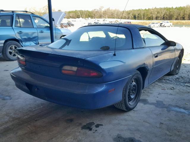 2G1FP22K8V2116223 - 1997 CHEVROLET CAMARO BAS BLUE photo 4